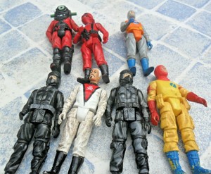 Action Force X 7 Various Figures 