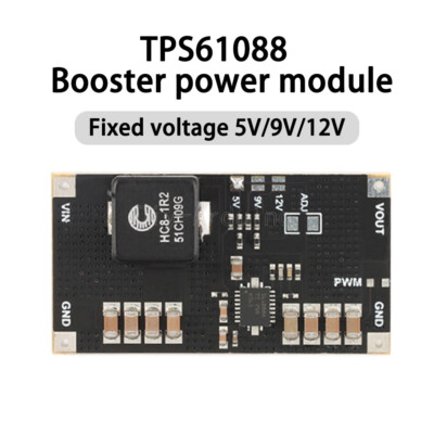 TPS61088 5/9/12V Step-Up Switching Power Supply Module 10A 1MHz Switch Frequency