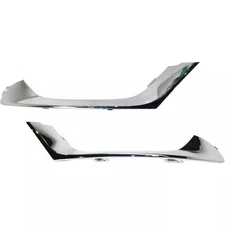 Front Bumper Chrome Moldings Trim Left & Right For 2015-2017 Chrysler 200