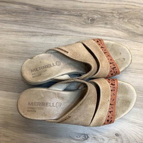 Merrell Veranda Eve Womens US 5 Sand Brown Slip On Slide Sandal Shoe J55412 - Picture 11 of 11