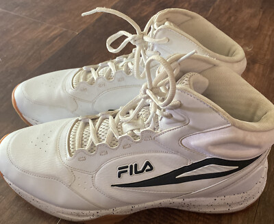 FILA Mens Size 10 1/2 Tornado EVO 2 White/Black