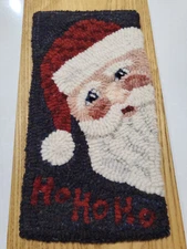 Ho Ho Ho Santa - Paper Rug Hooking Pattern - Prairie Road Designs