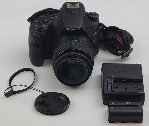 Sony Alpha SLT-A58 20.4MP Digital SLR Camera w/ DT SAM II 18-55mm Lens - TESTED!