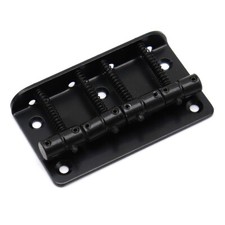 Bass Hardtail Bridge Selle Ottone per Basso Jazz 4 Corde/Basso di Precisione Nero