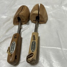 Eddie Bauer Men  s Cedar Shoe Tree Stretches Form Sz L/XL Brass Hardware