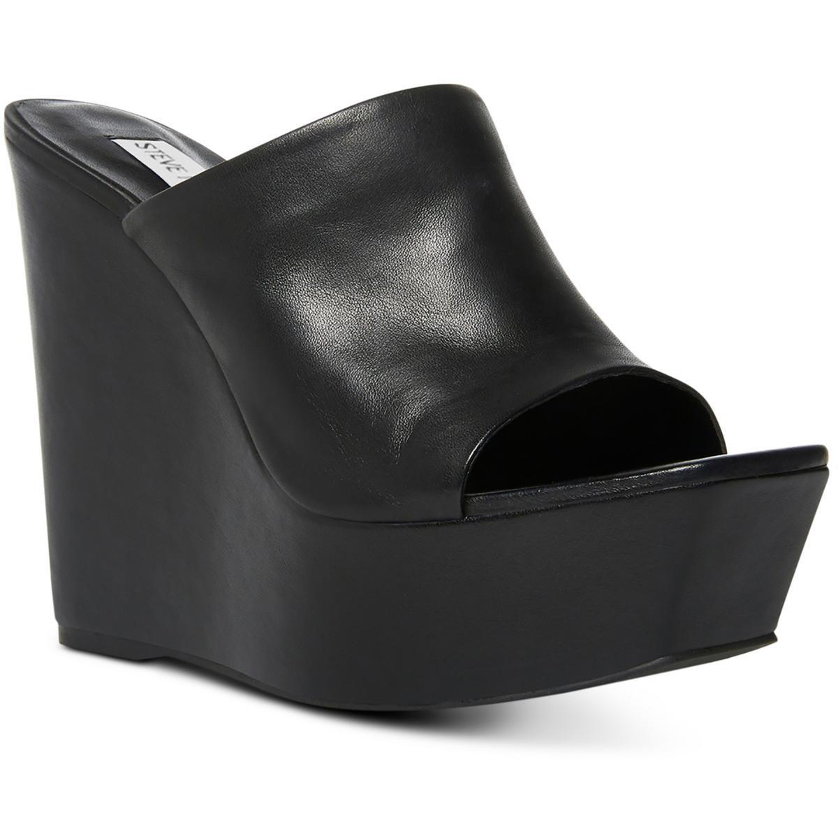Женские босоножки Barona черного цвета на танкетке Steve Madden, размер 9,5 (B,M), BHFO 4638