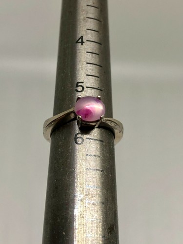 Untreated Bi-color Ruby sapphire cabochon Ring - Picture 7 of 8