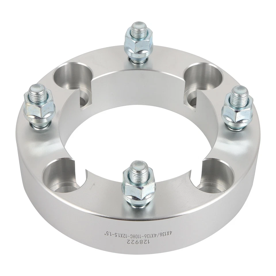 (4) Espaciadores de rueda 1,5" 4x136 4/136 12x1,5 para Honda Pioneer 1000 1000-5 2016-24 Foto 3 de 4