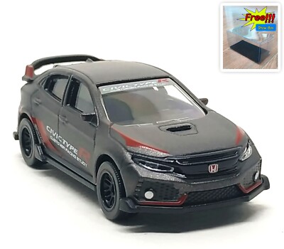 Majorette Honda Civic Type R Matte Black Racing 1:58 (3