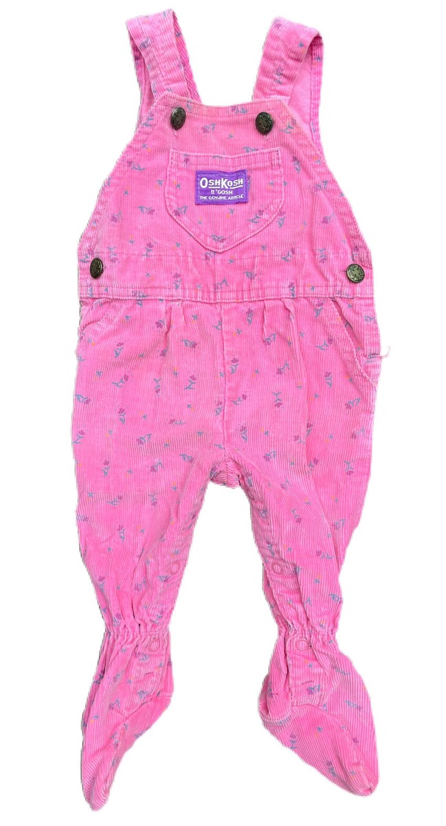 made in USA オシュコシュ　OSHKOSH B'GOSH vintage OSHKOSH B'Gosh Sz 3T Overalls Red White Stripe Made