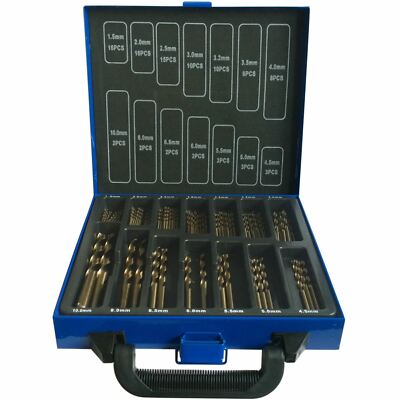 Cobalt Drill Bit Set for Stainless Steel Inox 5% M35 Metal HSS-Co 99 ...