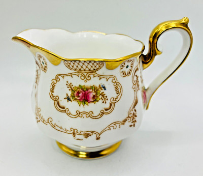 Antikes Thomas C Wild Royal Albert Rosa Rosenmuster 7880 Milchkännchen