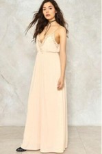 Nasty Gal Hang With Me Tassel Dress UK M/L RRP £40 LN9 RR 13