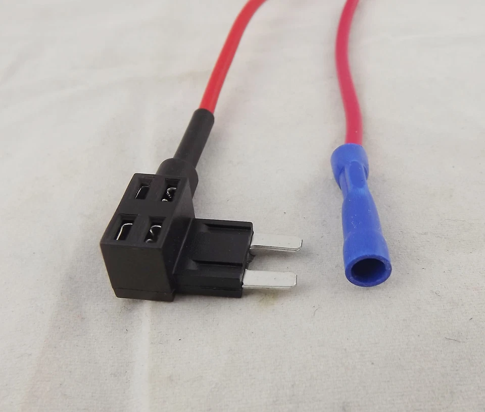 10pcs Add-A-Circuit Low Profile Blade Car Mini Fuse Holder TAP Adapter ATM 16AWG - Image 4 of 4