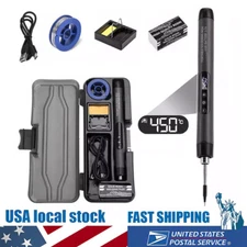 Type-C  Wireless Welding Tool Digital Electric Soldering Iron Kit Rechargeabl