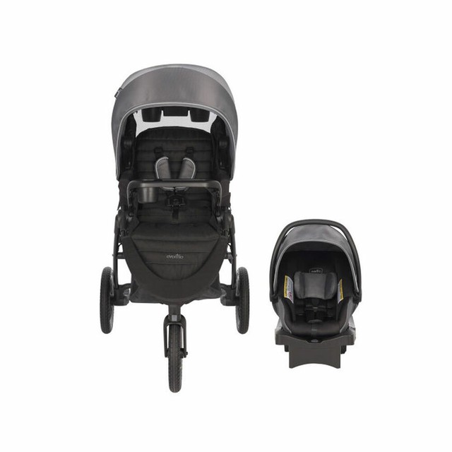 how to open evenflo stroller