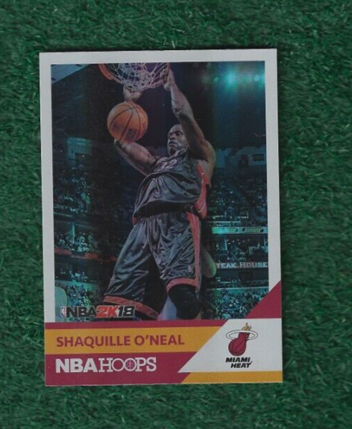 SHAQUILLE O'NEAL NBA HOF 2017-18 PANINI HOOPS NBA 2K18 INSERT