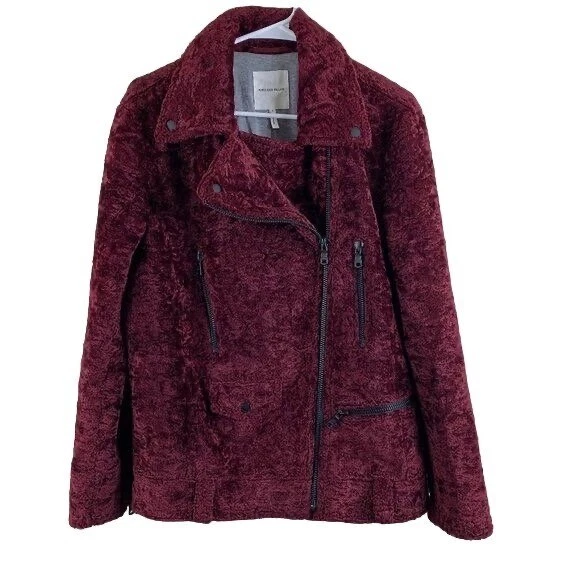Teddy faux top fur biker jacket