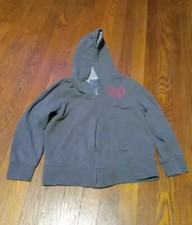 OLD NAVY Boys' Size Small Zippered Hoodie Sweatshirt   Gray RN 54023 2009 