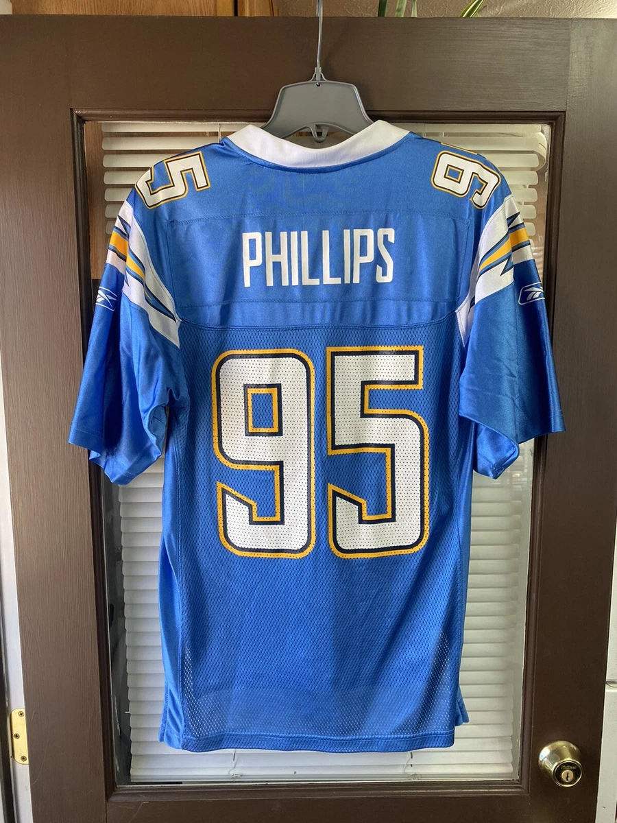 Vintage Shaun Phillips #95 San Diego Chargers NFL Football Jersey LA Los  Angeles