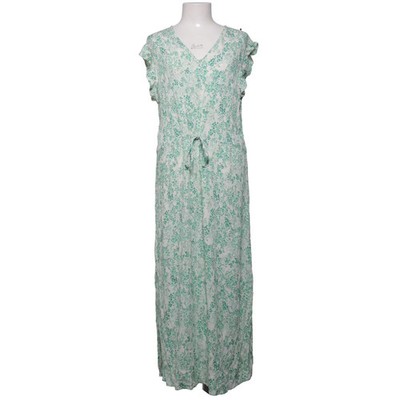 Ichi, Maxikleid, Größe: L, Grün/Weiß, Viskose, Blumen, Damen #tzN