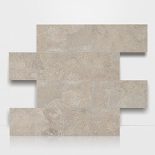 OYASIMI 10 arkuszy kamienia beżowy peel and stick backsplash, 12''Luksusowy ceramiczny wygląd 