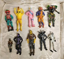 Fortnite Action Figures   Lot of 10 Figures  Epic Games  Accessories/weapons