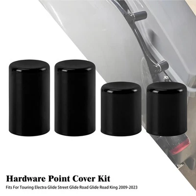Schwarz Docking Hardware Magnetabdeckungen Für Harley Street Road Glide 09–2025 - Bild 1 von 4