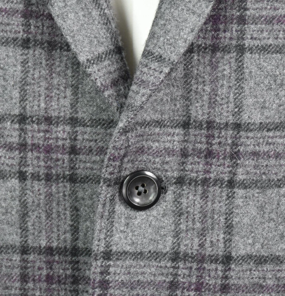 Oxxford Clothes Men's Fleece Wool Sport Coat Blazer Jacket 54 L MINT $$$$$ - Image 4 of 4