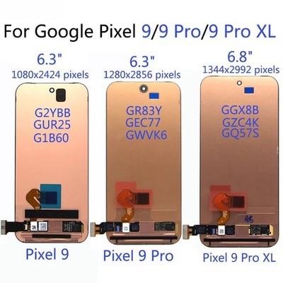OLED LCD Display Touch Screen Digitizer Assembly For Google Pixel 9,9 Pro,XL