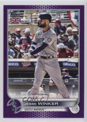 2022 Topps UK Edition Purple /50 Jesse Winker #65 1c7f