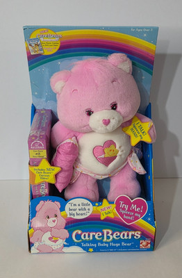 Talking Care Bears Baby Hugs Bear NEW NOS VTG 2004 SEALED VHS Play Along 31420