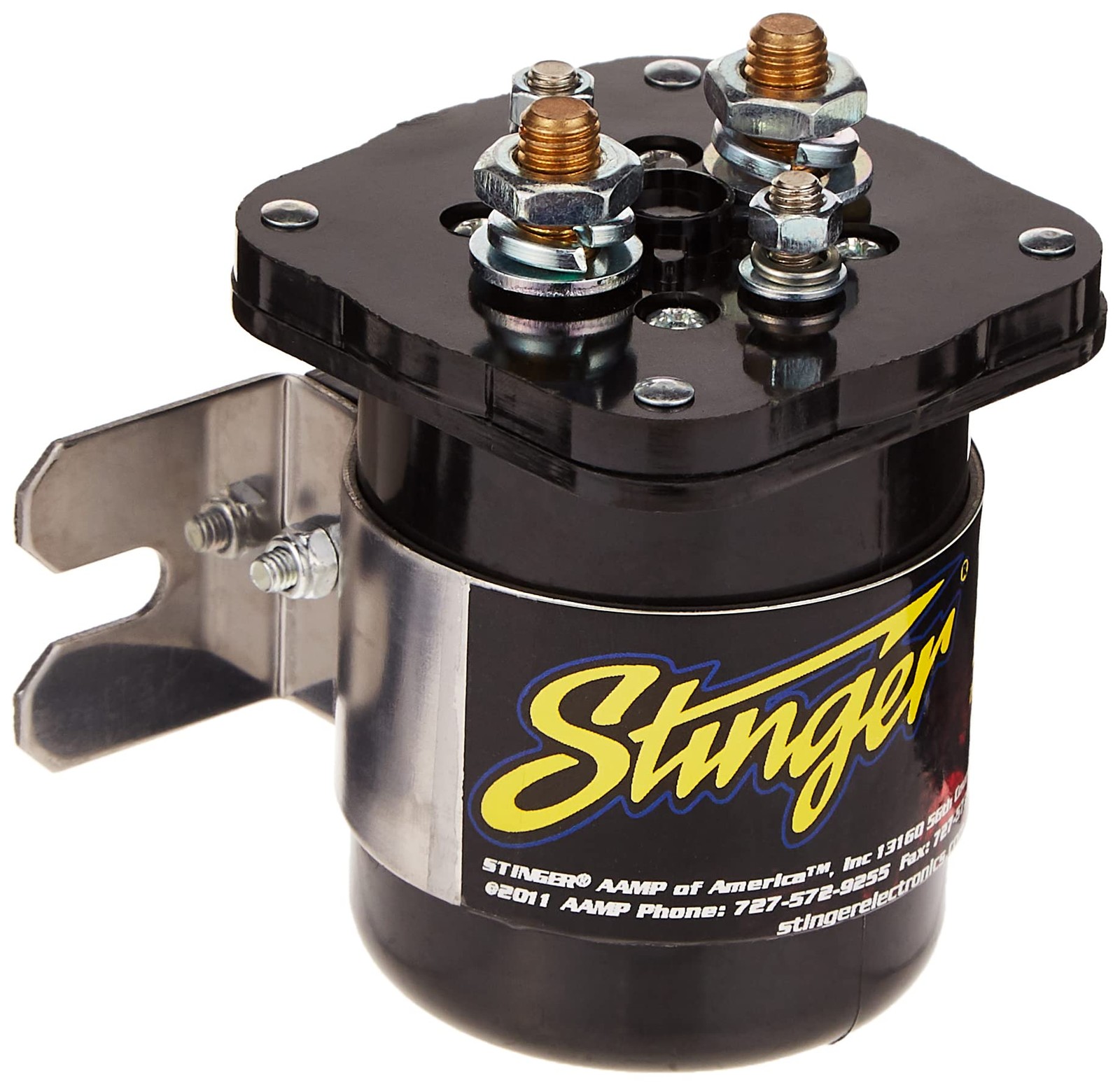 Stinger SGP32 200 AMP Battery Relay Isolator and BLACK 