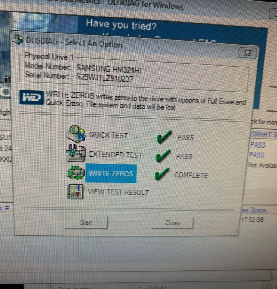 Samsung 320GB 2.5" SATA HDD Laptop Hard Drive HM321HI/M 5400RPM Tested - Image 4 of 4