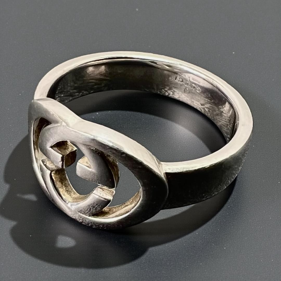 Gucci Interlocking Silver Ring 20 From Japan - image 2