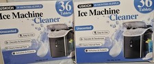 Lot of 2 Ice Machine Cleaner Descaler Cleaning Descaling Sheet 36 Tablet