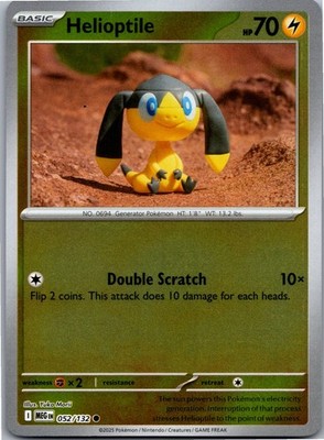 Helioptile - - ME01: Mega Evolution 052/132 - Common - Reverse Holo