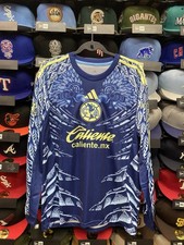 Club America 2025/26 Blue Away Long Sleeve Jersey (Sz L)