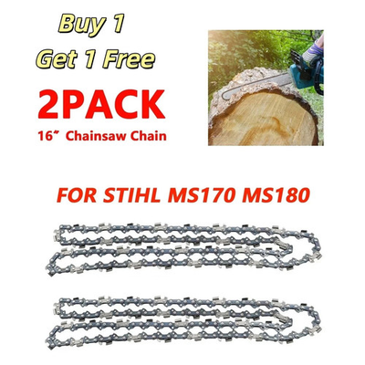 #ad 2Pcs 16quot; Chainsaw Chain For Stihl MS170 MS180 MS181 MS201 3 8quot;LP .050quot; 55E $5.99