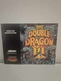 Double Dragon IIl (3) - NES - Nintendo - Excellent Condition!