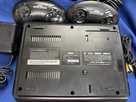 Sega Genesis 1601 16 Bit Gaming Console, Controllers, Non-Working Parts/Repair
