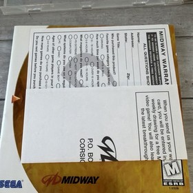Midway Mortal Kombat Gold (Sega Dreamcast, 1999) CIB NTSC USA With Reg Card