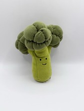 Jellycat London Vivacious Vegetable Broccoli Stuffed Plush Toy 6” Green Retired