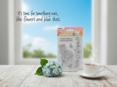 Clearstamps/Blumen/Spruch/neu/StudioLight