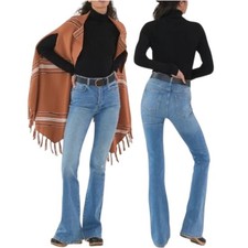 Pilcro Anthropologie Jeans Womens 26 High Waisted Flared Bootcut Button Fly