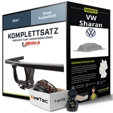 Anhängerkupplung starr für VW Sharan +E-Satz kpl.