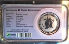 2001 Australian Kooaburra Bird Perth Mint In COA Rare-0.999 Silver 1 Oz Art Coin