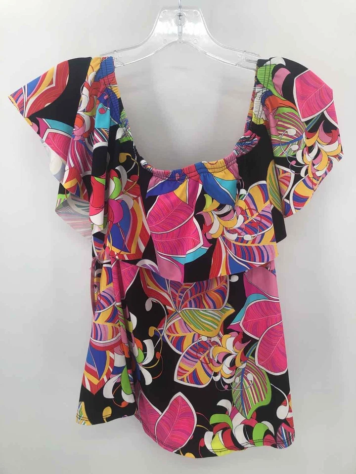 Top de bikini Tankini Tara Grinna negro talla 34 usado Foto 2 de 3