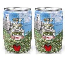 Forst Premium Birra 2 Fusto Barilotto da 5 litri Ognuno