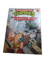 Used Vintage TMNT Coloring Book Shredder Gets Splintered Most Pages Uncolored